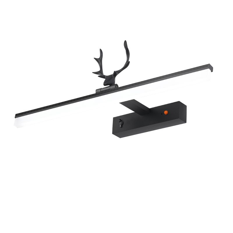 Lineare Metall 1-Licht-Waschtisch Wandleuchte moderne Wandlampe für Badezimmer