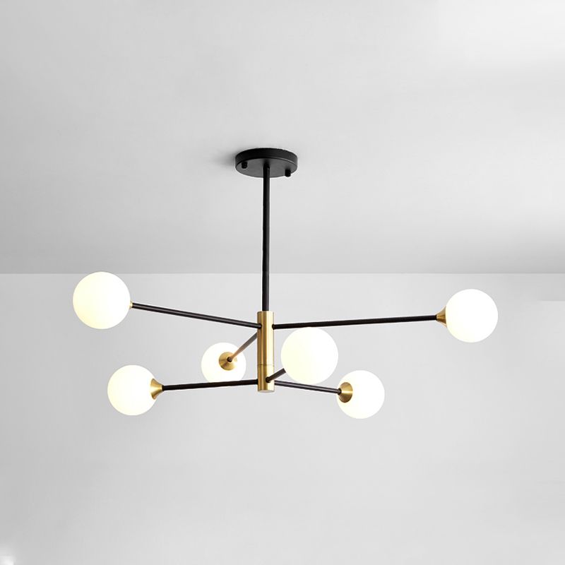 Luminaires de pendentif métallique de forme sphérique