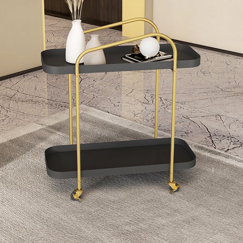 11" Wide Glam Corner Table Rectangular Accent Side Table with Storage