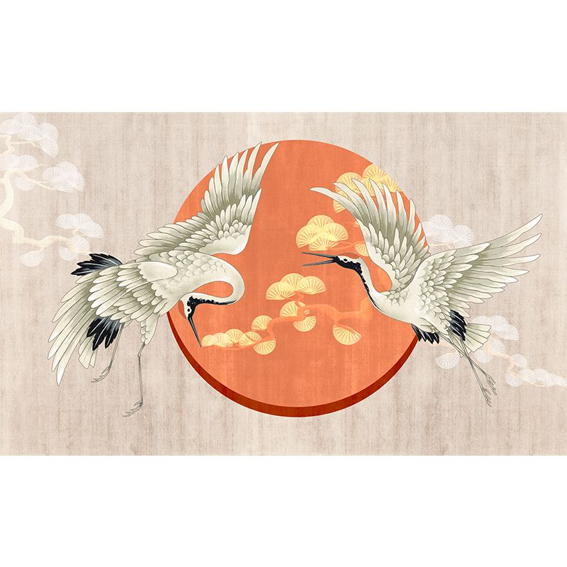 Tapis à rayures tigres vintage Tapis en polyester tapis de support sans glissement pour le salon