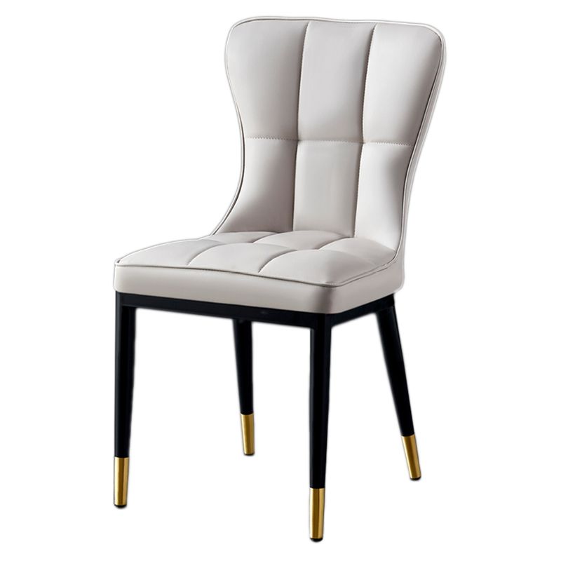 Parsons Dining Room Chair Glam Armless Dining Chairs for Home