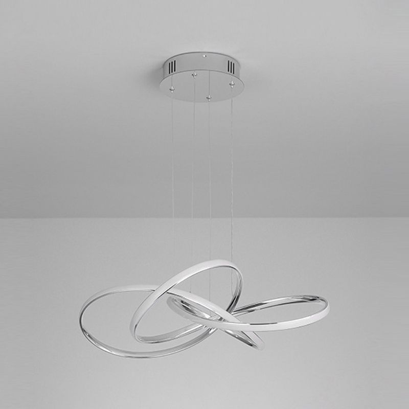 Forme linéaire Métal Pendre luminaire moderne 1 Lumière Lumière Lumière