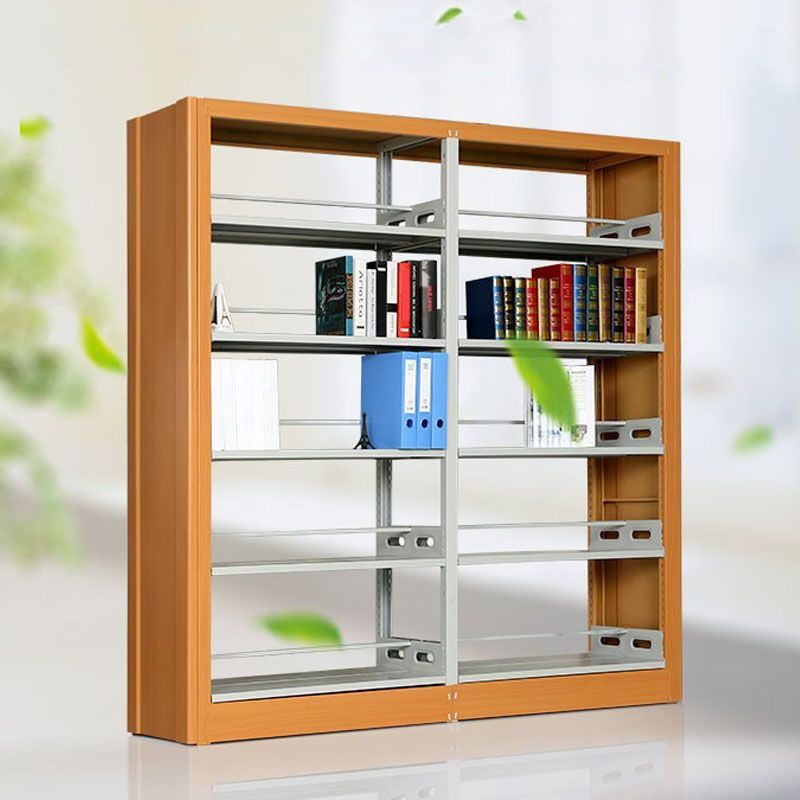 78.7-inch H Contemporary Style Cube Bookshelf Metal Bookcase with 5 Shelfs