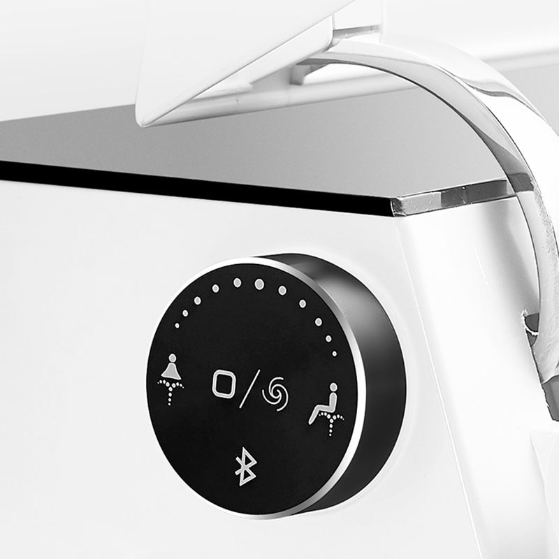 Elongated Wall Mounted Bidet Smart Bidet with Warm Air Dryer