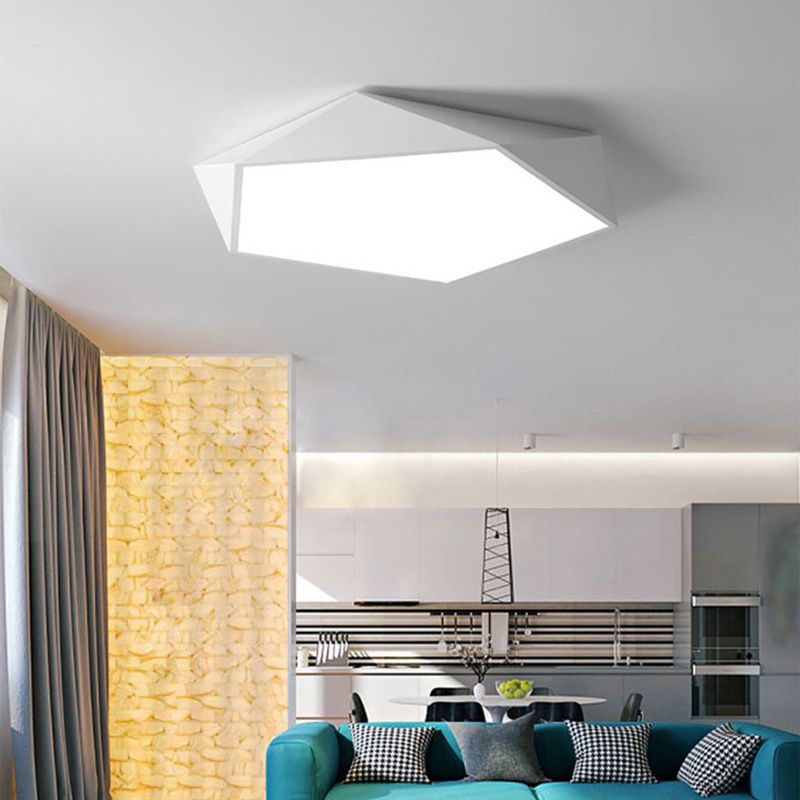 Nordic flushmountlights plafonnier macaron coloré pour salon