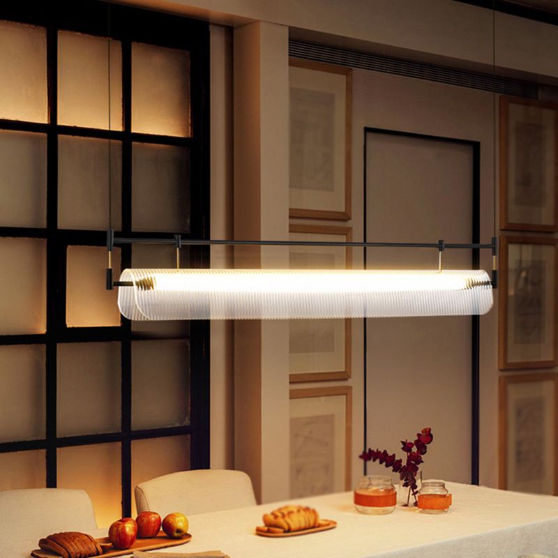 Single Golden/Black Modern Island Lighting Unique LED Ceiling Light for Dining Room