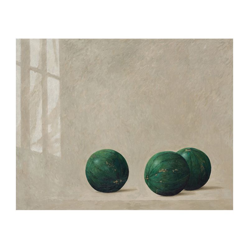 Zachte kleur fruit canvas print getextureerde muur decor voor meisjesslaapkamer, meerdere maten