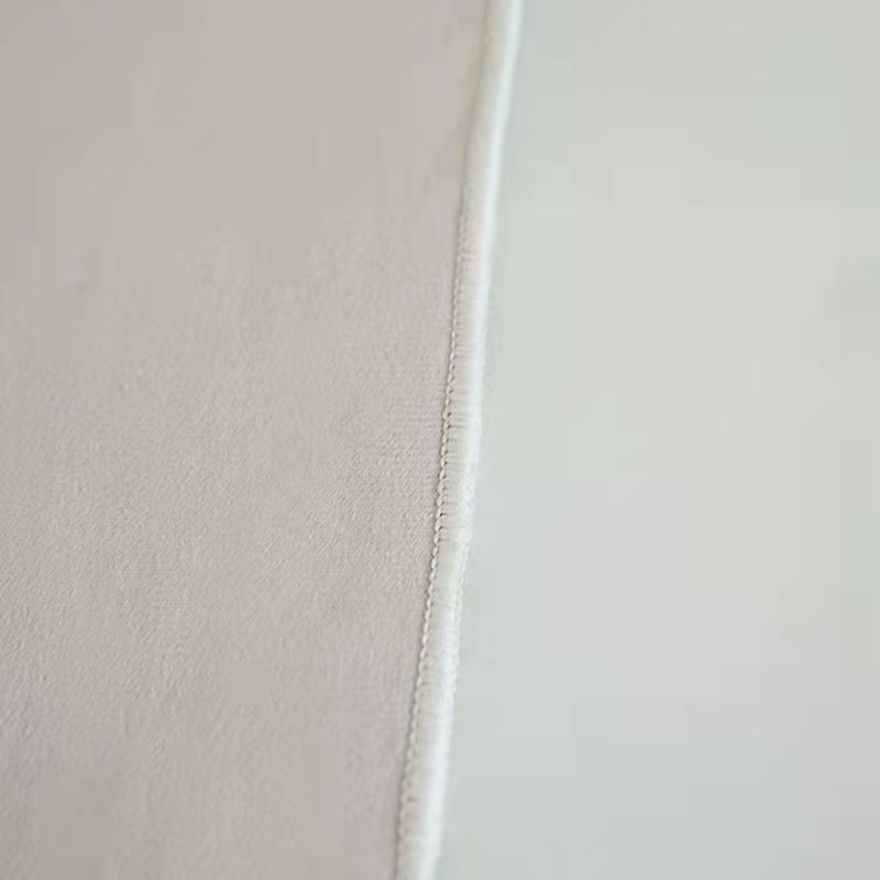 Light Brown Stripe Carpet Polyester Modern Carpet Washable Carpet for Living Room