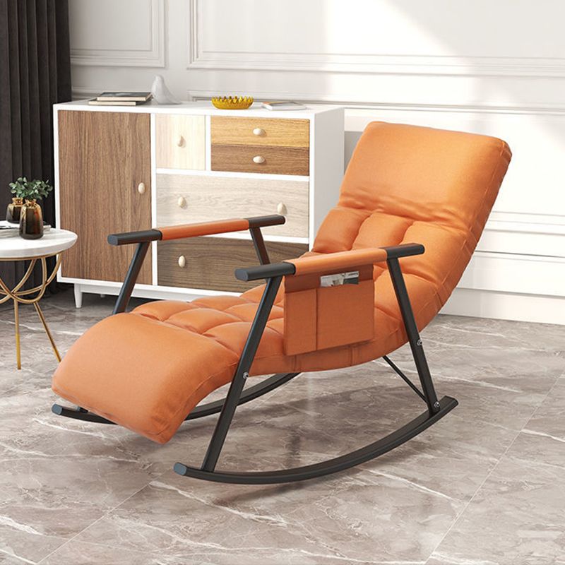 Modern Single Rocker Chair Simple Chair for Living Room and Bedroo