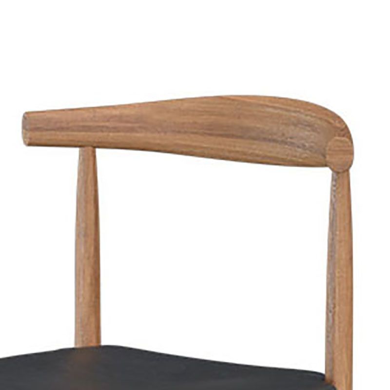 Natural Industrial 1/2/5/7 Pieces Dining Table Set Solid Wood Fixed Dining Table Furniture