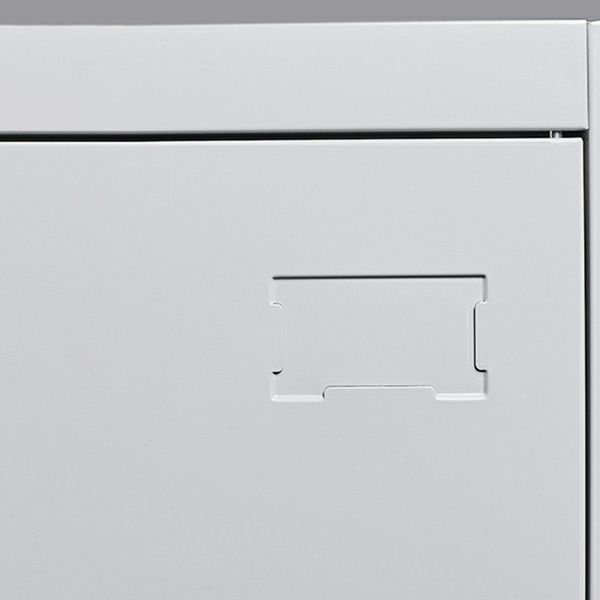 Modern Metal Wardrobe for Home Matte Finish Cabinet with Hinged Doors