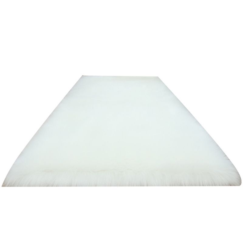 Moderner Teppich Klassiker einfacher Shag Teppich Polyester Nicht-Rutsch-Rückschlagteppich für Wohnzimmer