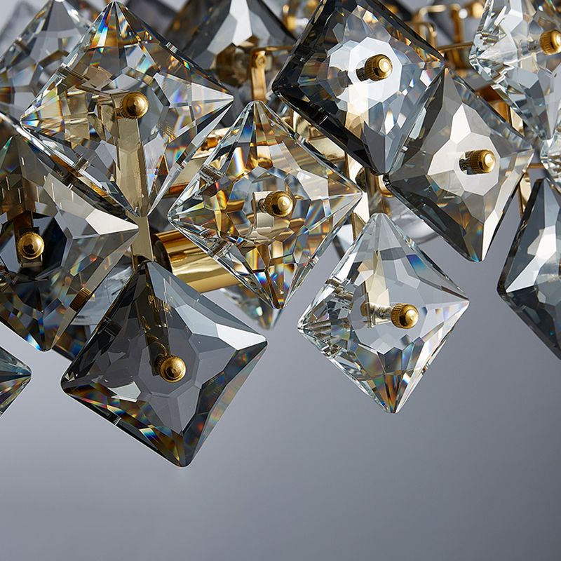 Modern Dining Pendant Lamp Fixture Kitchen Dining Room Crystal Hanging Lamp