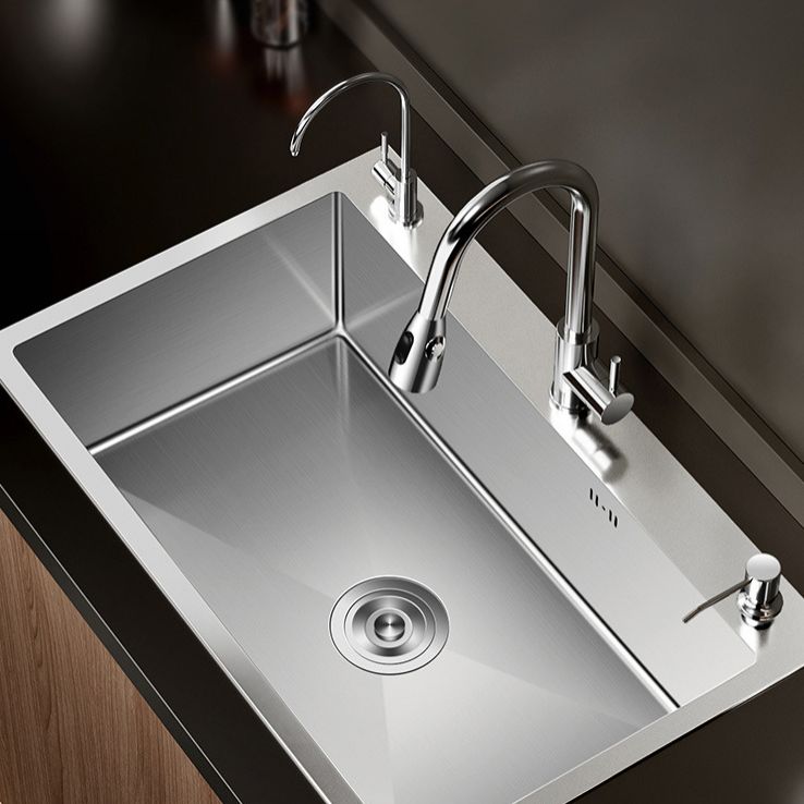 Contemporary Style Kitchen Sink Stainless Steel Non-slip Kitchen Sink