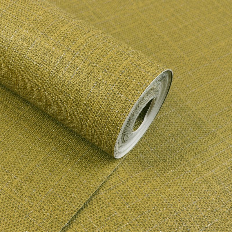 57.1 sq ft. Minimalist Wallpaper Roll for Home Decoration with Textured Design in Bright Color