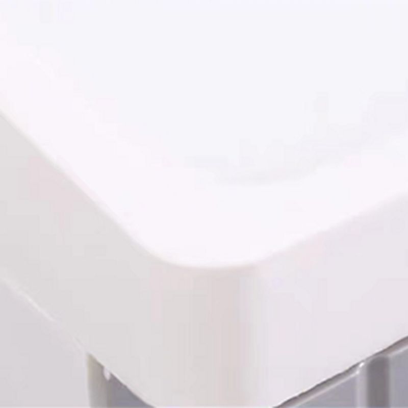 37.4" H Nightstand Plastic Night Table with 1 Door and 2/3-Drawer