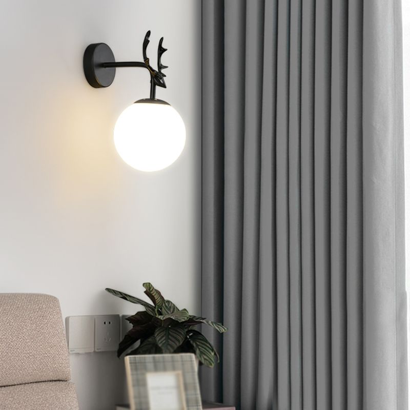 Modern Glass Wall Light Scone Creative Wall Light Fixture for Bedroom