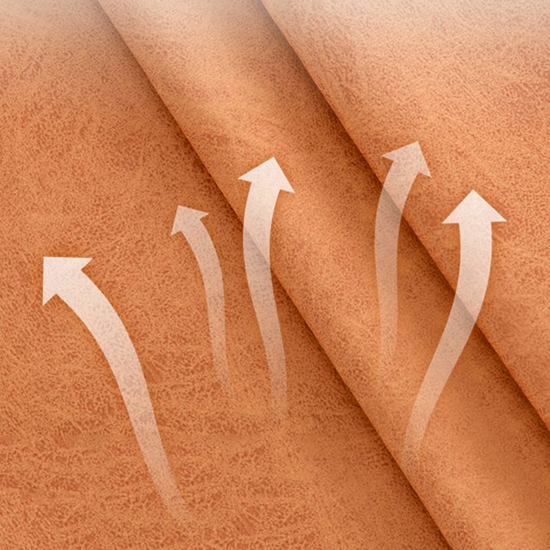 Bonded Leather Parsons Chair Armless Modern Chair for Living Room