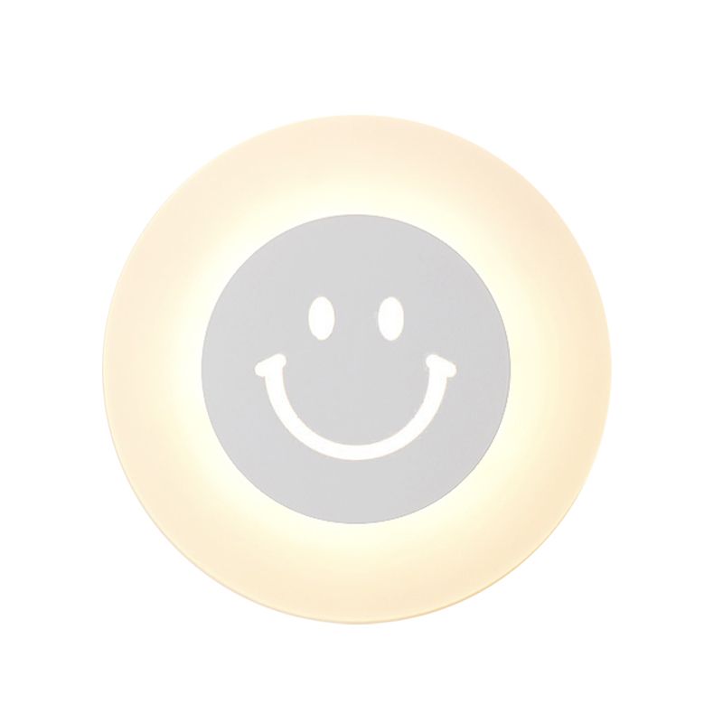 Moderner Stil Geometrischer Wandleuchten Metall Multi -Lichter Wandlampen in Weiß