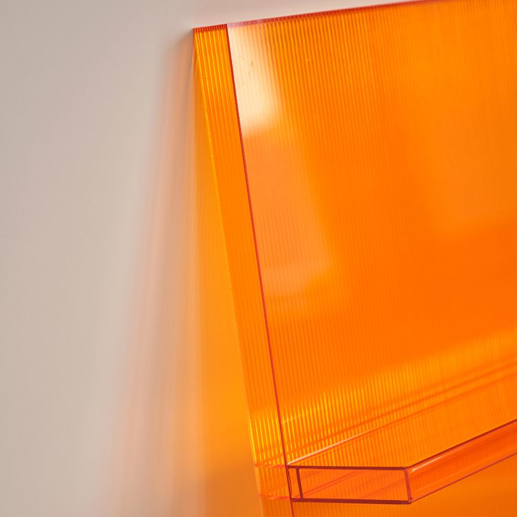 Scandinavian Acrylic Etagere Bookshelf Closed Back Vertical Bookshelf