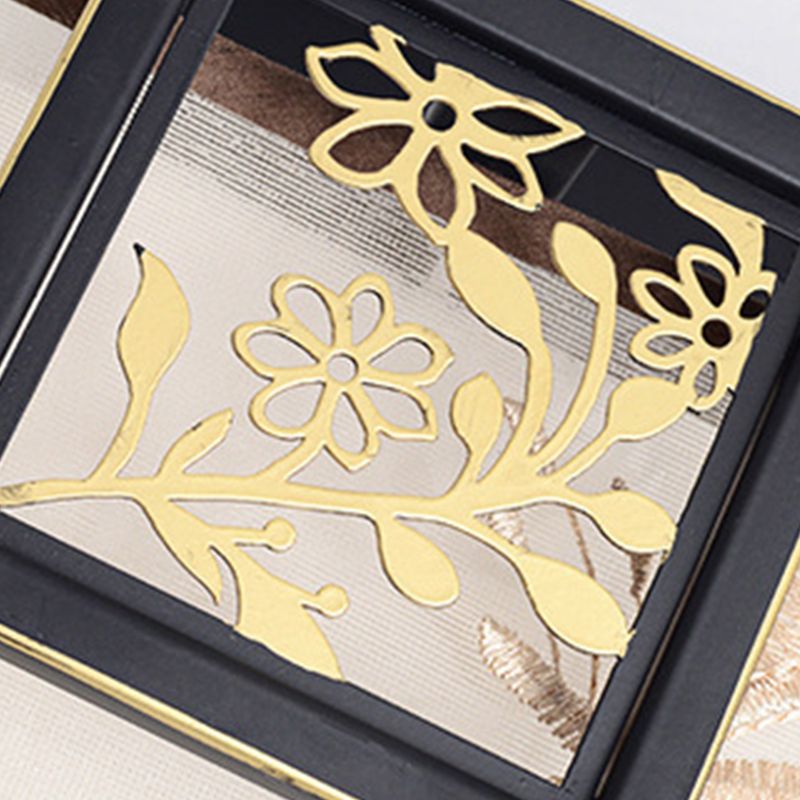 5/7/11 Teste Flush Mount Stile Cinese Tessuto Flush Plafoniera per Sala da pranzo