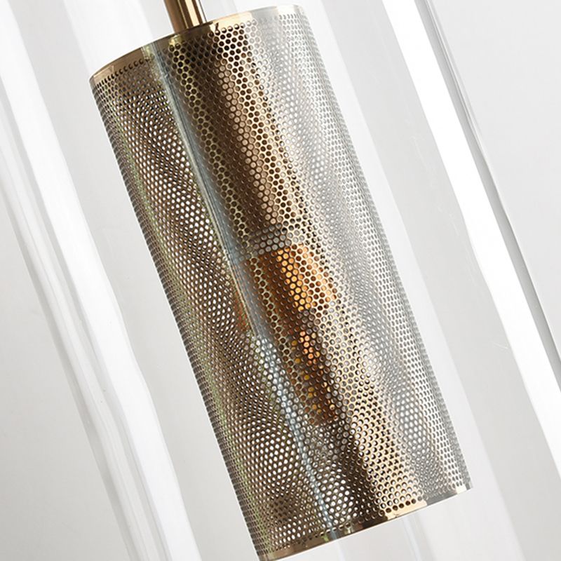 Shaded Living Room Wall Sconce Lighting Glass Minimalist Style Sconce Light Fixture