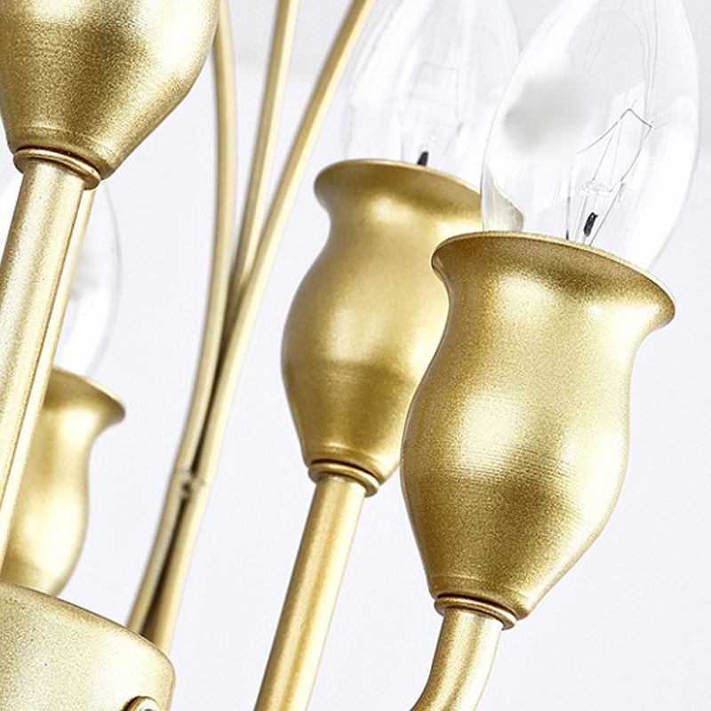 Wrought Iron Hanging Pendant Lights Vintage Global Hanging Lamps for Living Room