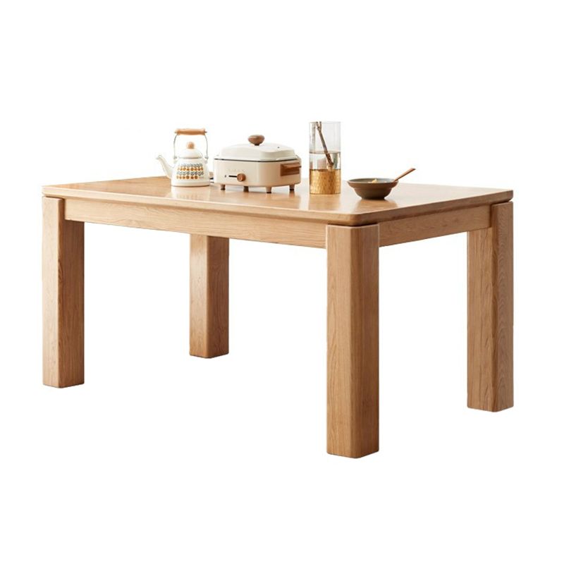 1/4/5 Pcs Modern Style Rectangle Solid Wood Standard Height Dining Furniture Set