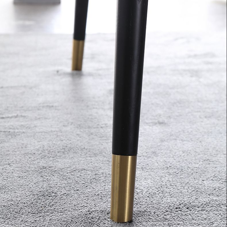 Modern Rectangle Sintered Stone Table Set 1/2/4/5/7 Pieces Dining Set