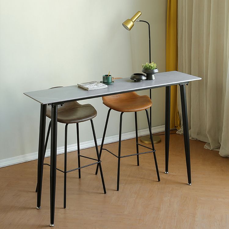 1/2/3/5 Pieces Pub Dining Set Rectangular Table and Stool Set