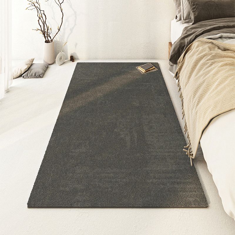 Tapis moderne gris Tapis de couleur de couleur unie à modernes pour le salon