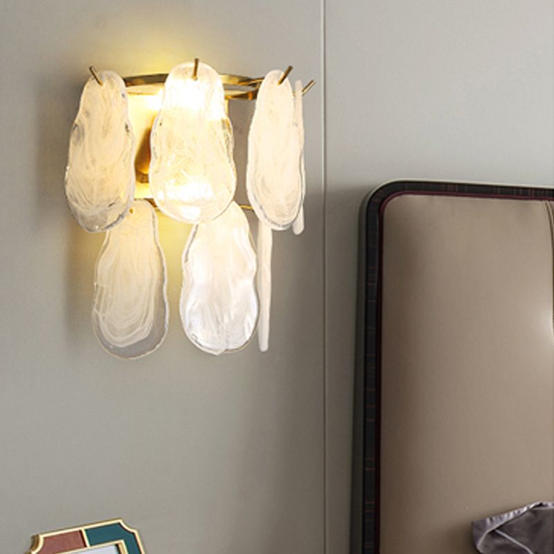 Modern Glass Wall Light Sconce Creative Simple Wall Light Fixture for Bedroom