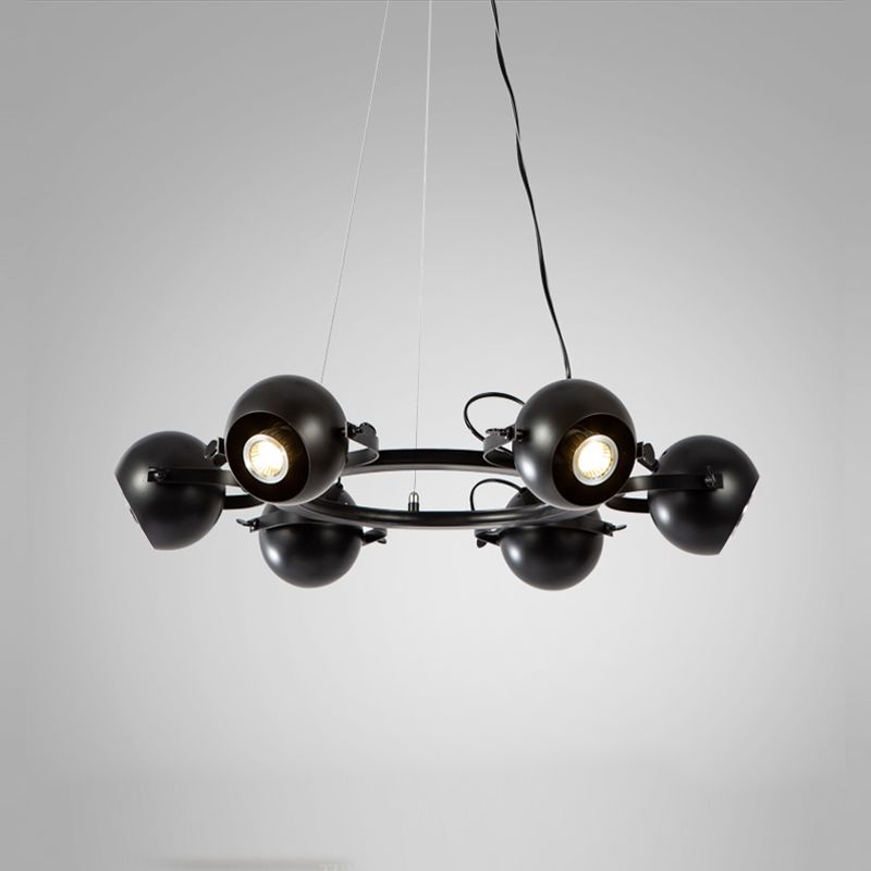 Assayements d'éclairage rond Postmodern Chandelier pour salle à manger du salon