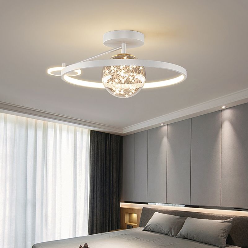 Luz de techo LED de estilo de techo de techo de círculo de metal