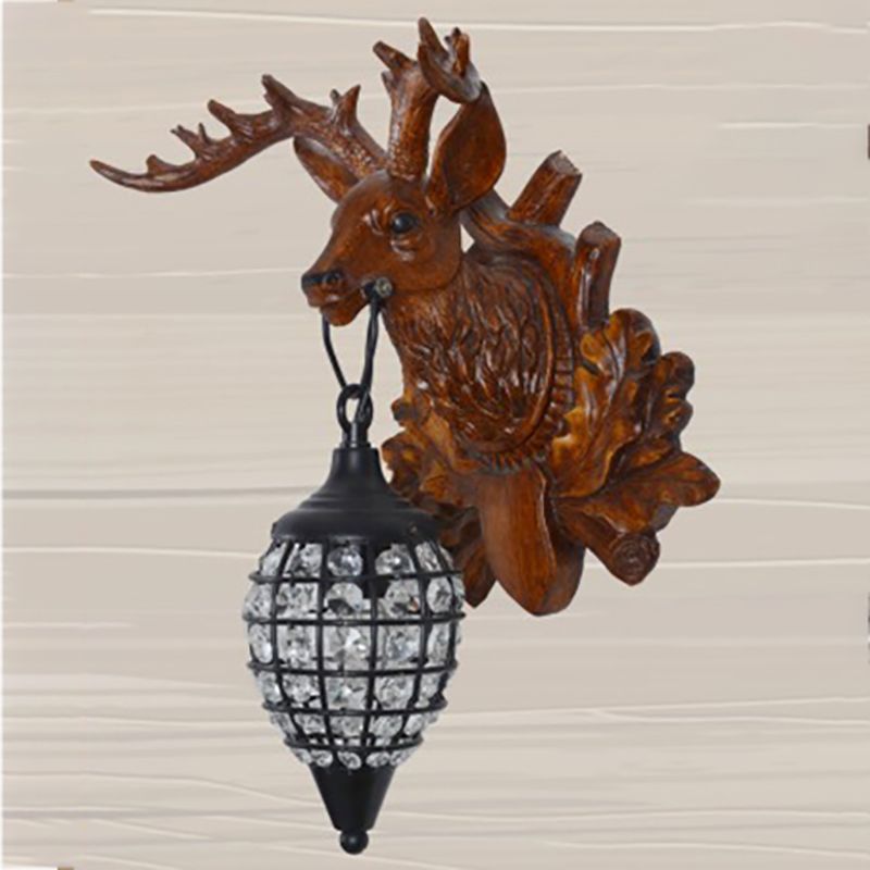 Modern Minimalist Wall Sconce Lighting Crystal Shade Wall Lighting Fixtures