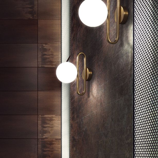 1 application murale de nuance en verre clair de style nordique