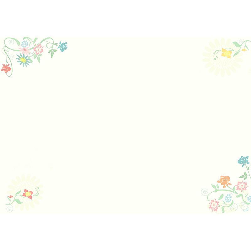 Plant Illustration Mildew Resistant Wallpaper Sleeping Room Wall Mural