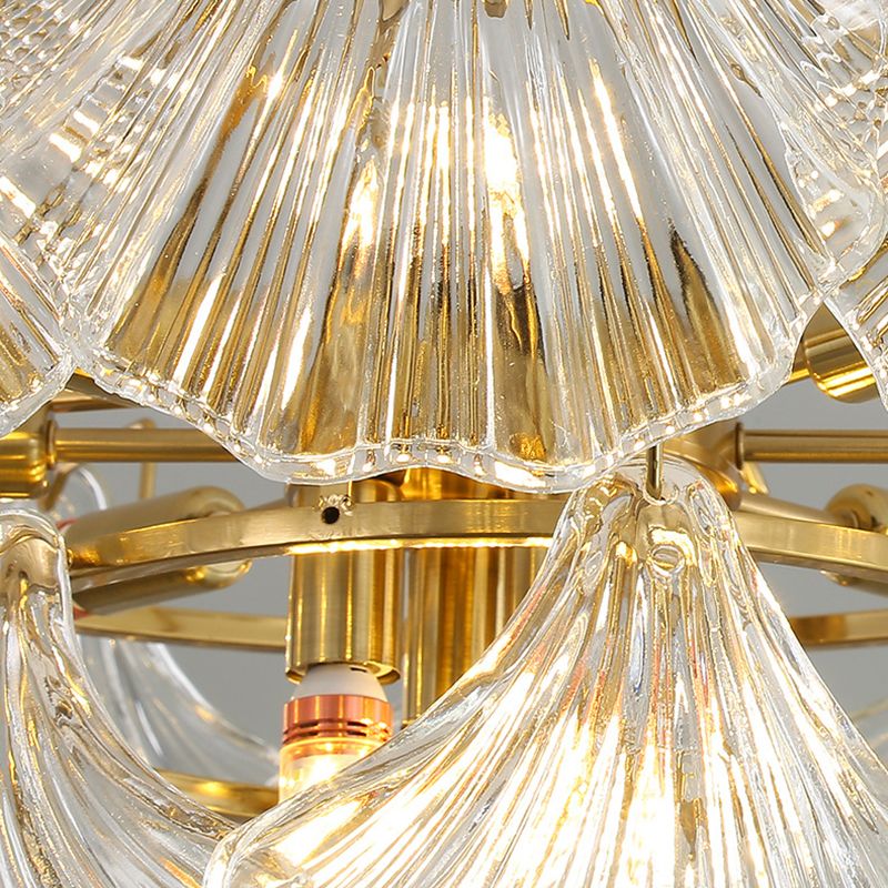 Lámpara de lámpara posmoderna lámpara de vidrio de metal lámpara decorativa decorativa para hotel