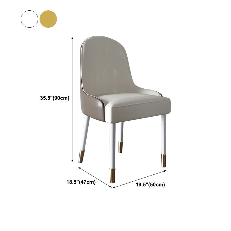 Modern White Iron Dinette Set 1/2/5/7 Pieces Rectangle Sintered Stone Top Dining Table Set
