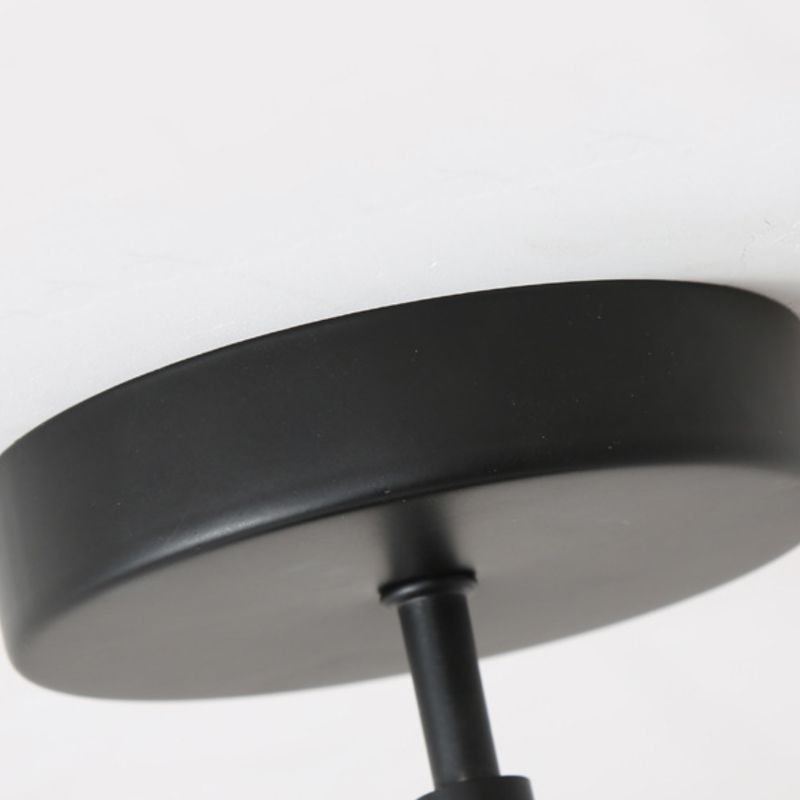 Modernism black Ceiling Light glass Flush Mount Lighting for Hallway