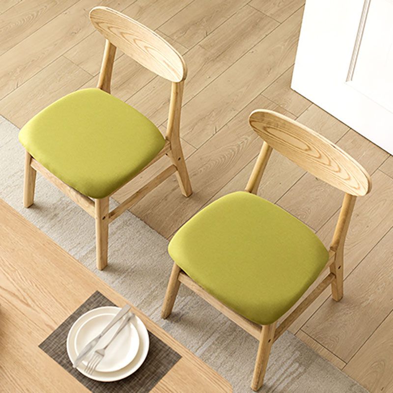 Sedia da sala da pranzo aperta moderna imbottitura.