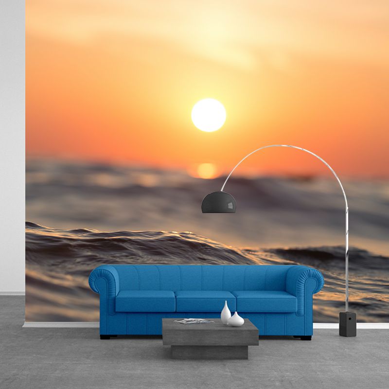 Washable Stain Resistant Mural Wallpaper Sea Scenery Indoor Wall Mural