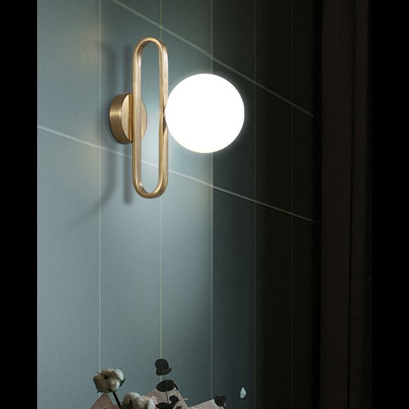 1 application murale de nuance en verre clair de style nordique