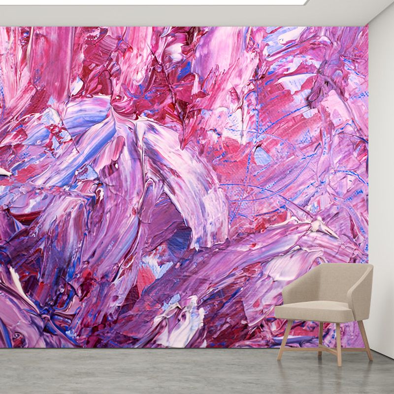 Modern Abstract Mural Wallpaper for Girls Bedroom Customised Wall Covering