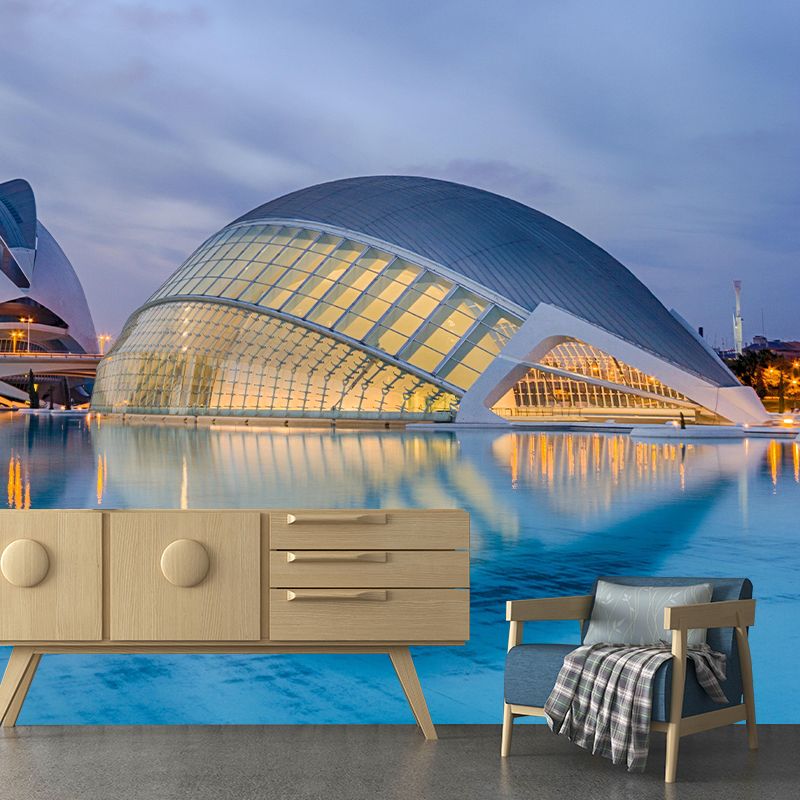 Photography Architecture Mural Eco-friendly Wallpaper for Meeting Room