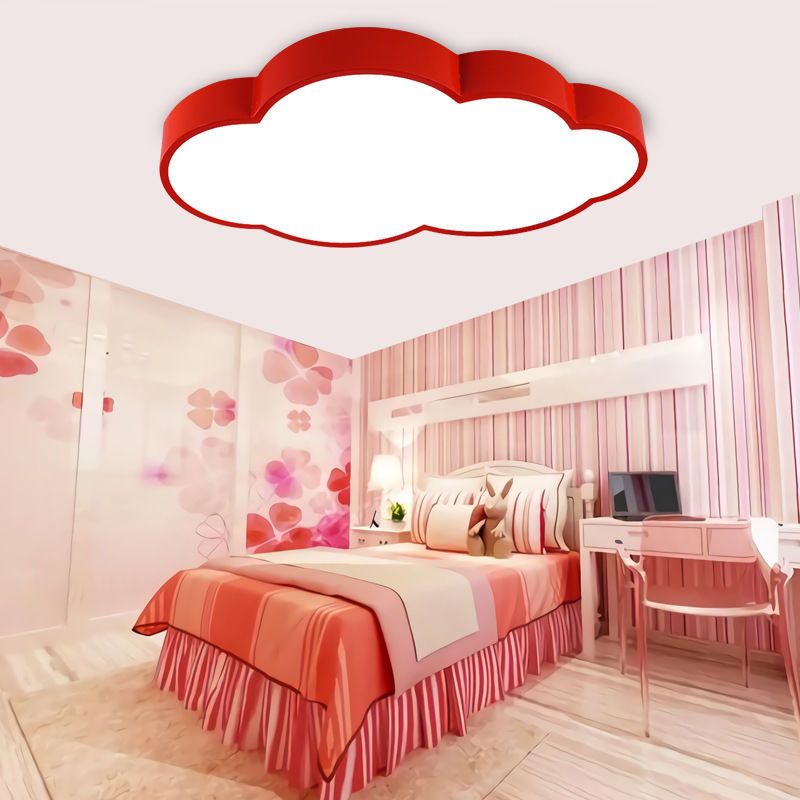 Plafonnier encastré nuage de style moderne en métal 1 lumière LED luminaire encastré