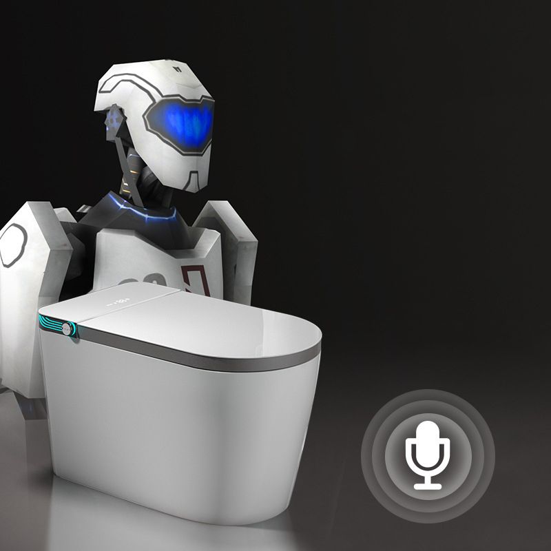 Modern Concealed Tank One Piece Toilet Floor Mounted Toilet Bowl for Washroom