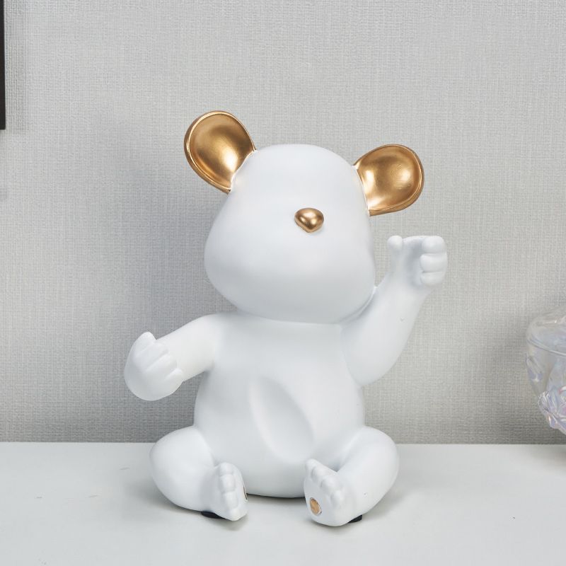 Glam Tabletop Bottle Holder Resin Wine Bottle Rack for Parlor