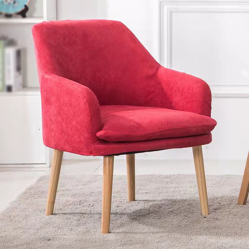 Linen Chair 23.65" L x25.5" W x29.9" H Removable Cushion Chair