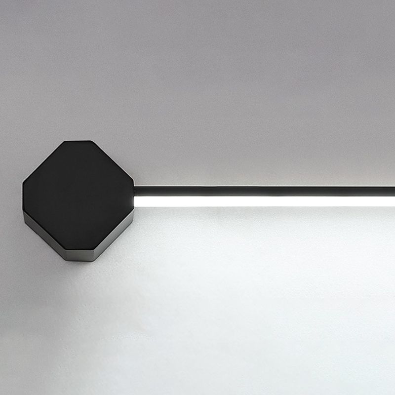 Metal Slim Wall Vanity Light Modern Style Modern 1 Fishting Light Vanity Light